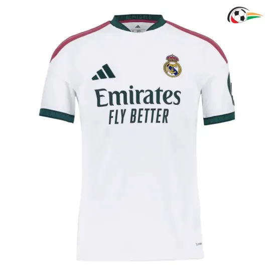 Camisa Titular RODRYGO 11 Real Madrid 2026/2027 Branco com Patch HP