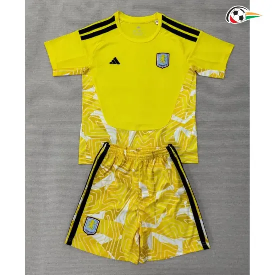Camisa de Goleiro Infantil Aston Villa 2026/2027 Amarelo