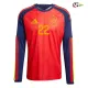 Camisa Titular Cubarsí 22 España Copa do Mundo 2026 Vermelho/Azul Manga Longa