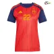 Camisa Titular Feminina Cubarsí 22 España Copa do Mundo 2026 Vermelho/Azul