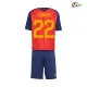 Camisa Titular Infantil Cubarsí 22 España Copa do Mundo 2026 Vermelho/Azul