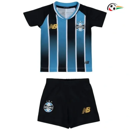 Camisa Titular Infantil Gremio 2026/2027 Azul/Preto