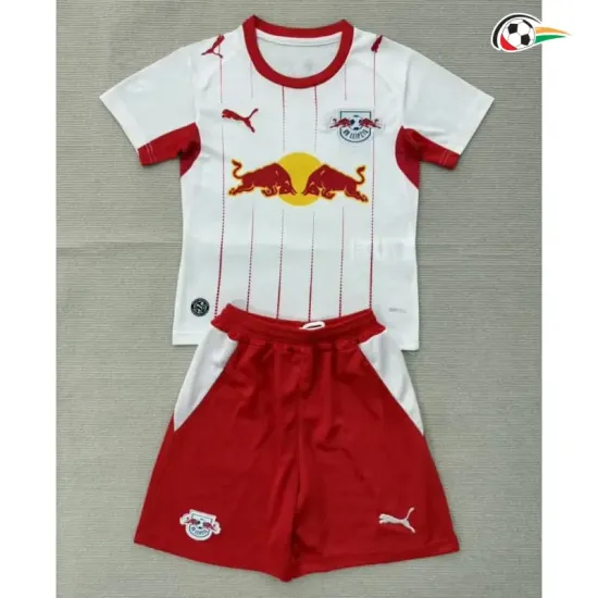 Camisa Titular Infantil Leipzig 2026/2027 Vermelho/Branco
