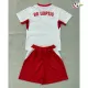 Camisa Titular Infantil Leipzig 2026/2027 Vermelho/Branco