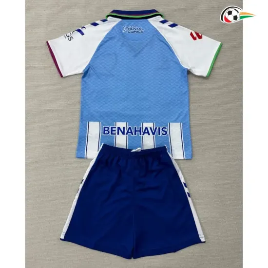 Camisa Titular Infantil Málaga CF 2026/2027 Azul/Branco