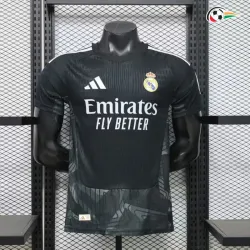 Camisa de Goleiro Titular Versão Jogador Real Madrid 2026/2027 Preto
