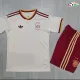 Camisa Reserva Infantil España Copa do Mundo 2026 Branco/Vermelho com Duas Estrelas e FIFA2026