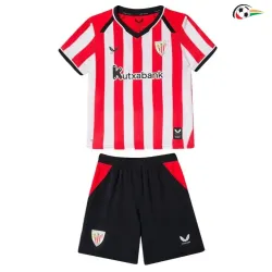 Camisa Titular Infantil Athletic de Bilbao 2026/2027 Vermelho/Branco