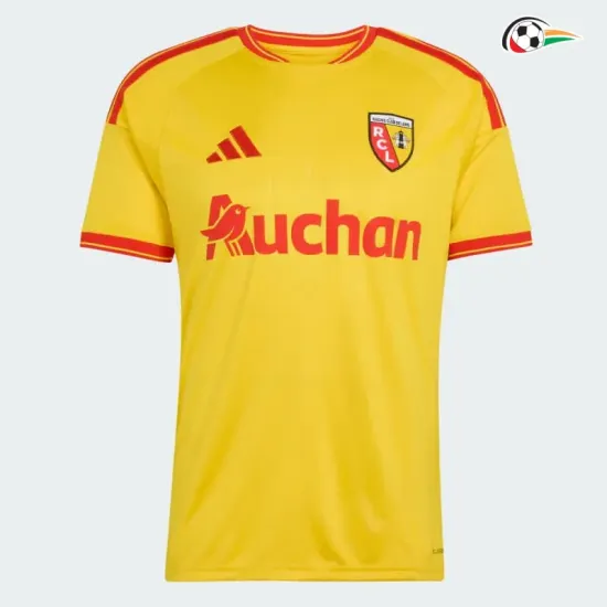 Camisa Titular RC Lens 2026/2027 Amarelo/Vermelho