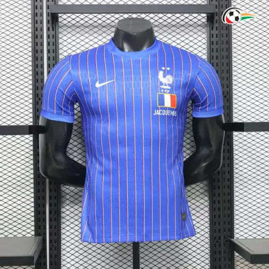 Camisa Versão Jogador Francia x Jacquemus 2026 Pré-Corrida Azul