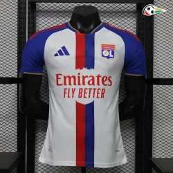 Camisa Titular Versão Jogador Olympique De Lyon 2026/2027 Branco/Azul
