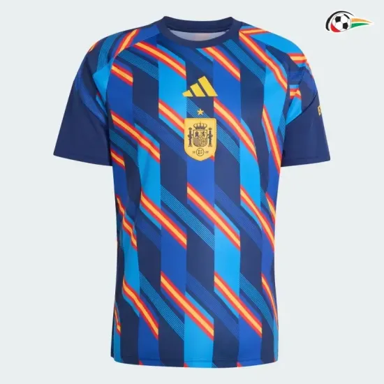 Camisa España 2026 Pré-Corrida Azul