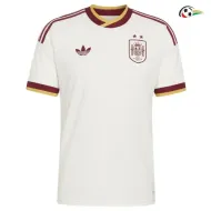 Camisa Reserva España Copa do Mundo 2026 Branco Duas Estrelas
