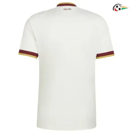 Camisa Reserva España Copa do Mundo 2026 Branco Duas Estrelas