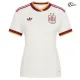 Camisa Reserva Versão Feminina España Copa do Mundo 2026 Branco Duas Estrelas