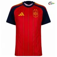 Camisa Titular España Copa do Mundo 2026 Vermelho/Azul Duas Estrelas