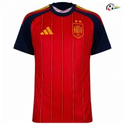 Camisa Titular España Copa do Mundo 2026 Vermelho/Azul Duas Estrelas