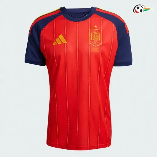 Camisa Titular España Copa do Mundo 2026 Vermelho/Azul Edição Final