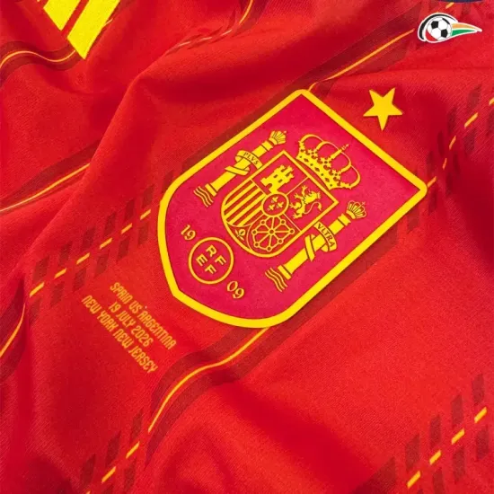 Camisa Titular España Copa do Mundo 2026 Vermelho/Azul Edição Final