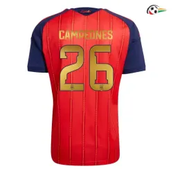 Camisa Titular España Copa do Mundo 2026 Vermelho/Azul Edição Campeões