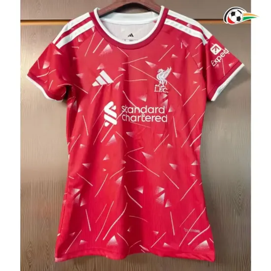 Camisa Titular Versão Feminina Liverpool 2026/2027 Vermelho