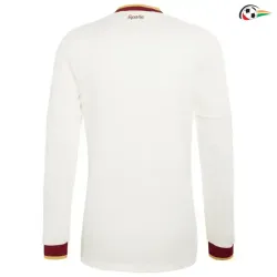 Camisa Reserva España Copa do Mundo 2026 Branco Duas Estrelas Manga Longa