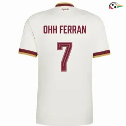 Camisa Reserva OHH FERRAN 7 España Copa do Mundo 2026 Branco Duas Estrelas