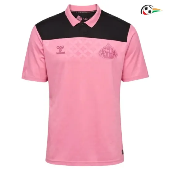 Camisa Reserva Sunderland AFC 2026/2027 Rosa/Preto