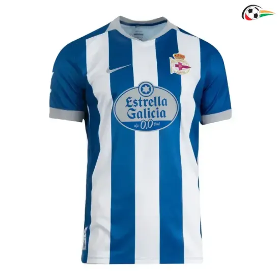 Camisa Titular Deportivo de La Coruña 2026/2027 Azul/Branco