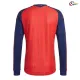 Camisa Titular España Copa do Mundo 2026 Vermelho/Azul Duas Estrelas Manga Longa