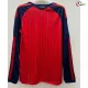 Camisa Titular España Copa do Mundo 2026 Vermelho/Azul Duas Estrelas Manga Longa