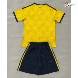 Camisa Reserva Infantil Leeds United 2026/2027 Amarelo