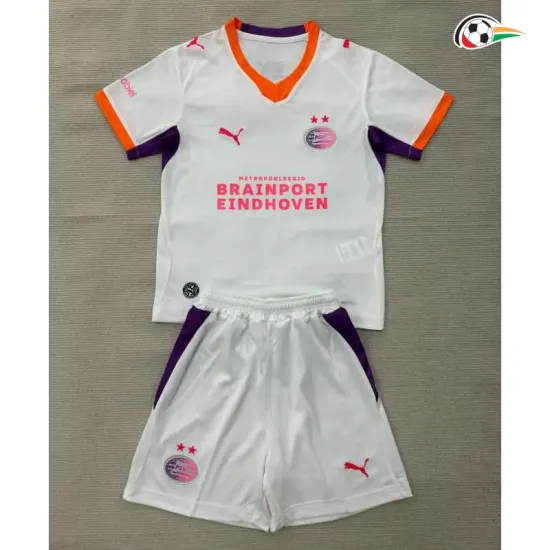 Camisa Reserva Infantil PSV Eindhoven 2026/2027 Branco