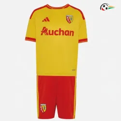 Camisa Titular Infantil RC Lens 2026/2027 Amarelo/Vermelho