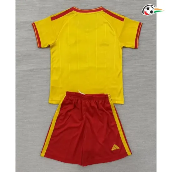 Camisa Titular Infantil RC Lens 2026/2027 Amarelo/Vermelho