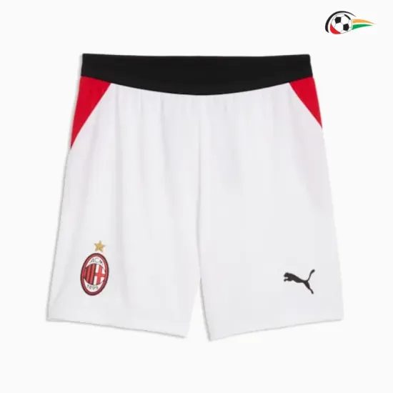 Shorts de Futebol Titular AC Milan 2026/2027 Branco