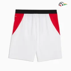 Shorts de Futebol Titular AC Milan 2026/2027 Branco