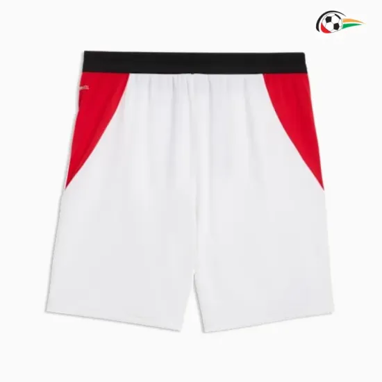 Shorts de Futebol Titular AC Milan 2026/2027 Branco