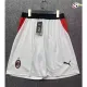 Shorts de Futebol Titular AC Milan 2026/2027 Branco
