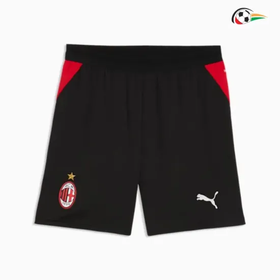 Shorts de Futebol Titular AC Milan 2026/2027 Preto