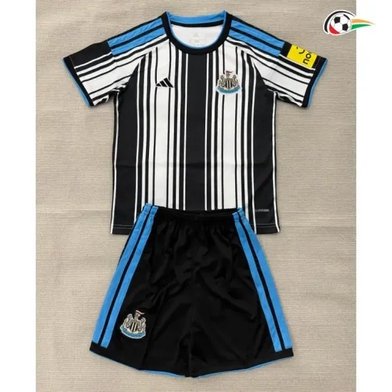 Camisa Titular Infantil Newcastle United 2026/2027 Preto/Branco
