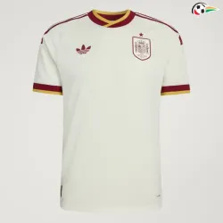 Camisa Reserva España Copa do Mundo 2026 Branco Edição Campeões