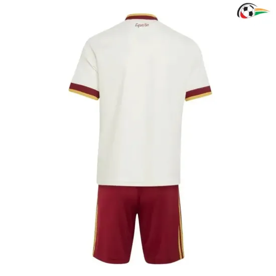 Camisa Reserva Infantil España Copa do Mundo 2026 Branco Edição Final