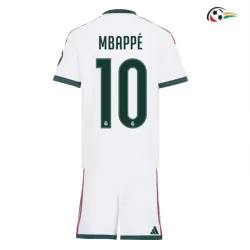 Camisa Titular Infantil MBAPPÉ 10 Real Madrid 2026/2027 Branco com Patch HP
