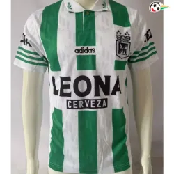 Camisa Retrô Titular Versão Jogador Atlético Nacional 1996/1997 Verde/Branco
