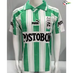 Camisa Retrô Titular Versão Jogador Atlético Nacional 1998/1999 Verde/Branco