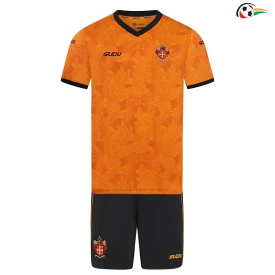 Camisa Titular Infantil Wolverhampton Wanderers 2026/2027 Amarelo