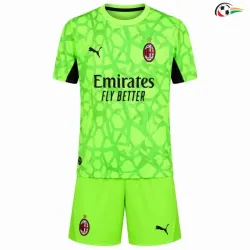 Camisa de Goleiro Alternativa Infantil AC Milan 2026/2027 Verde