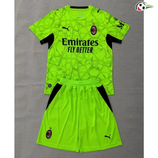 Camisa de Goleiro Alternativa Infantil AC Milan 2026/2027 Verde