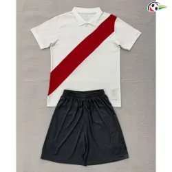 Camisa Infantil River Plate 2026/2027 Edição De Aniversário Branco